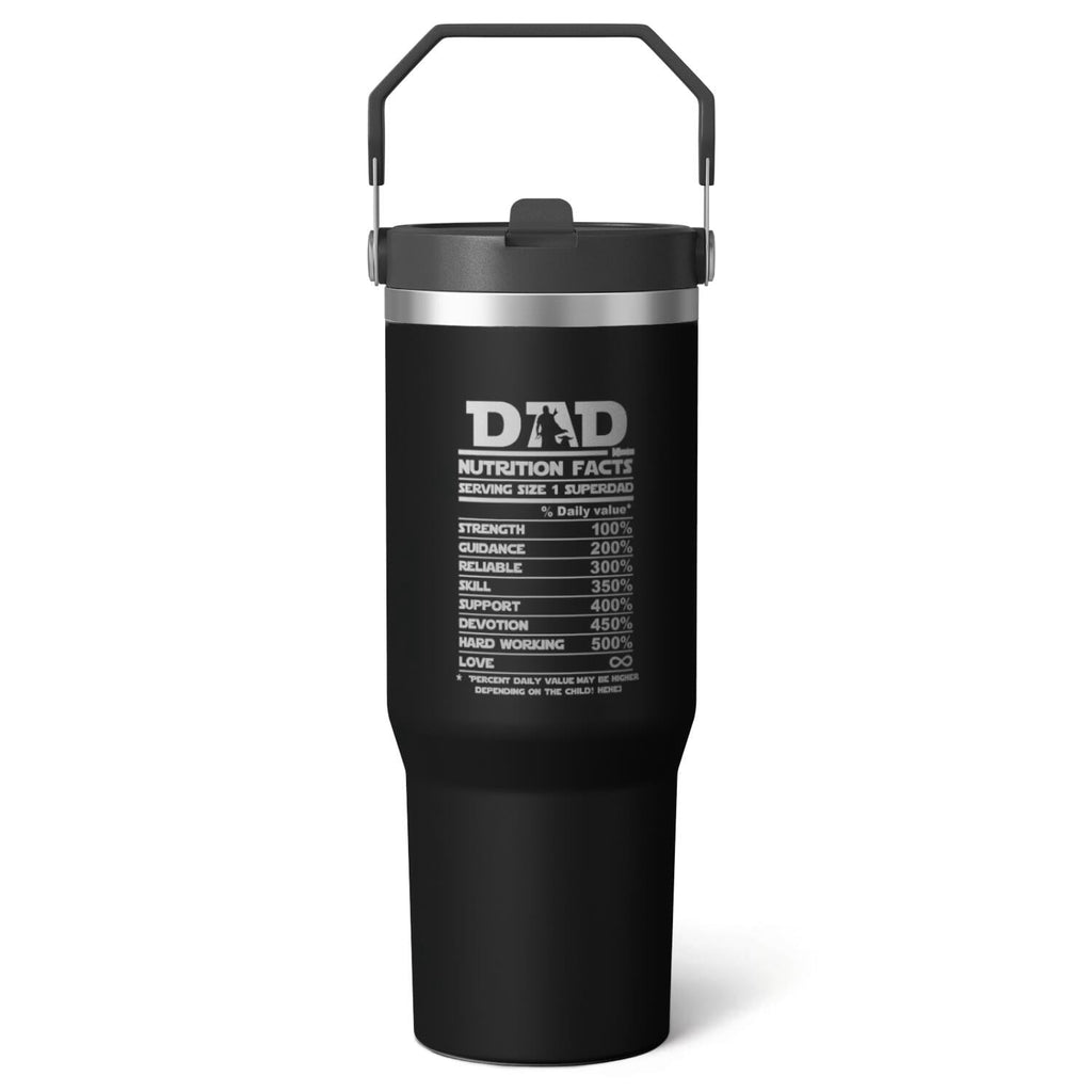 1pc pharmacist 30oz Tumbler with Straw & Handle - Insulated Stainless