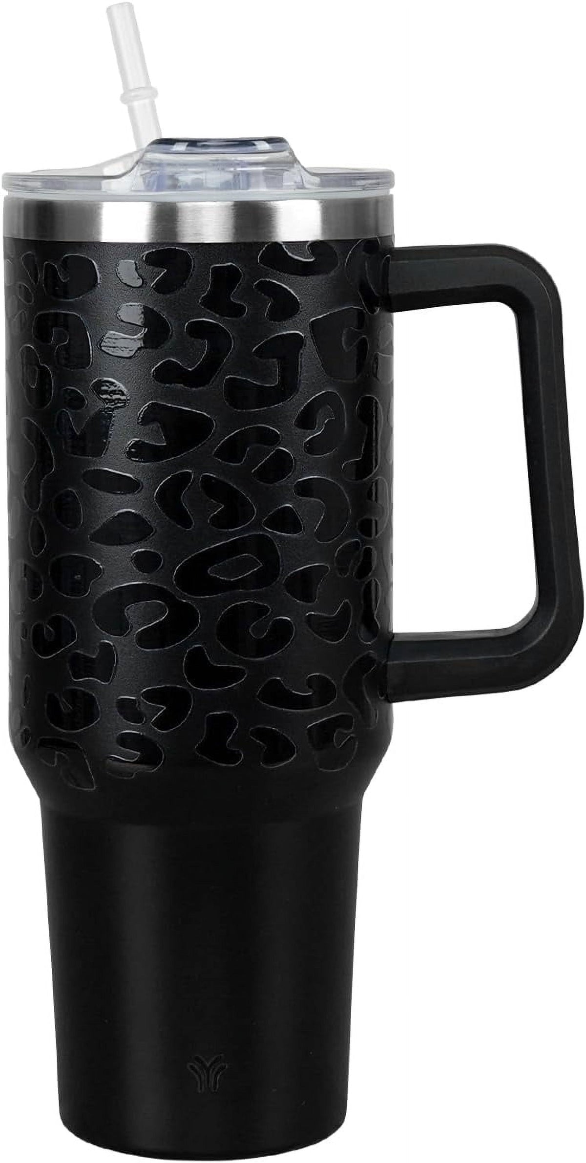 40oz Tumbler with Handle and Straw Lid | Vacuum Insulated Leak