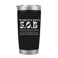 Boss Mug Tumbler, Boss Gifts for Women Men - Boss Christmas Gifts, Happy Bosses Day Gift Ideas, Worlds Best Boss Manager Appreciation Gifts for Him Her, Funny Travel Coffee Mug, 20oz