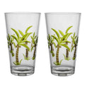 Gourmet Art 2-Piece Palm Tree 24 oz. Acrylic Highball Tumbler, for Indoor and Outdoor and Everyday Use