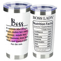 Swig Tumbler-Boss Tumbler - Boss Gifts for Women, Inspirational Boss Lady Tumbler, Funny Boss Day Gifts, Best Christmas or Birthday Gift for Female Boss, Women Leaders, Entrepreneurs.
